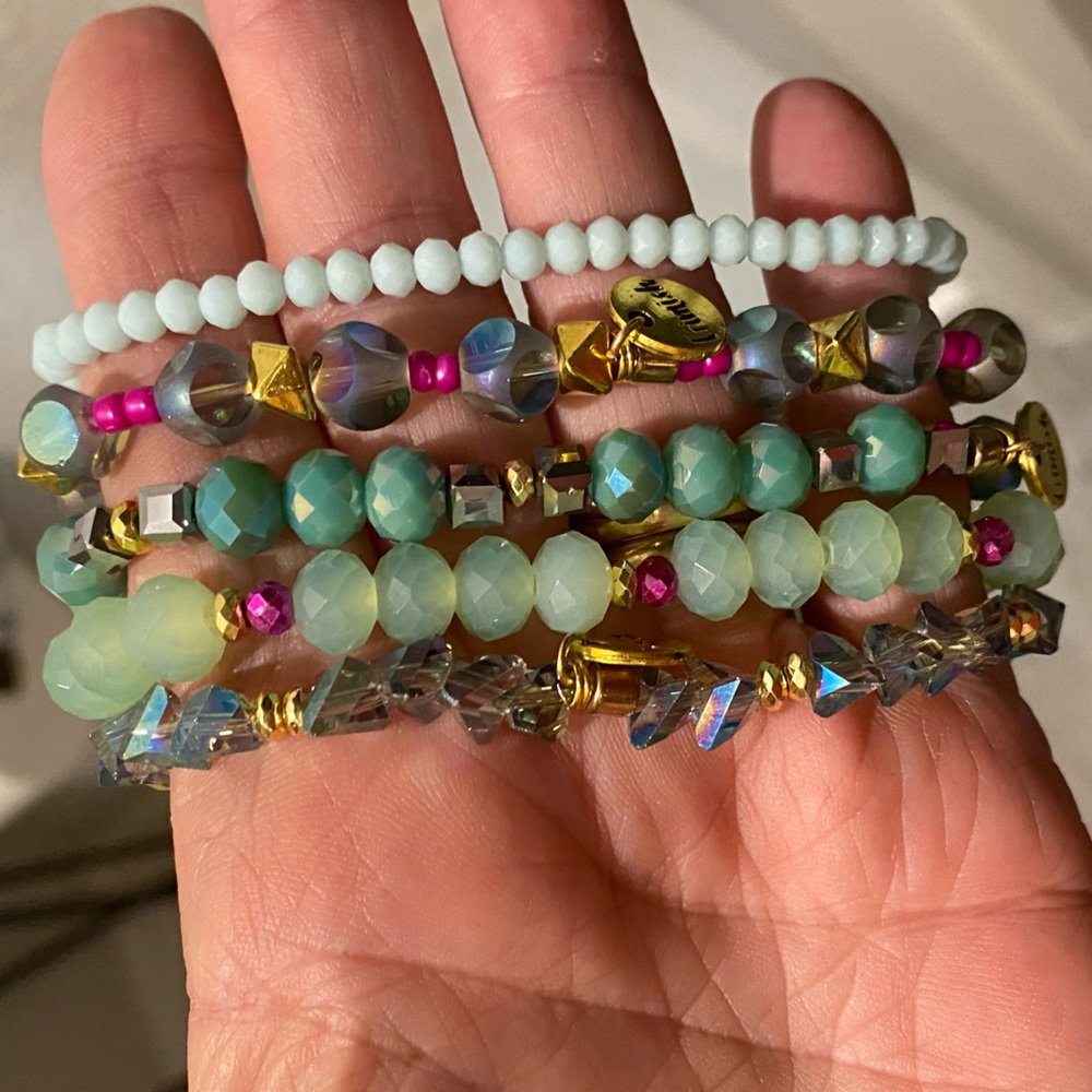 Erimish Appletini 5 Bracelet Stack Nwt - image 7